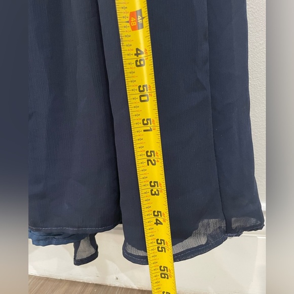 Watters& Watters Size10XL Strapless Navy Dress - Picture 9 of 10